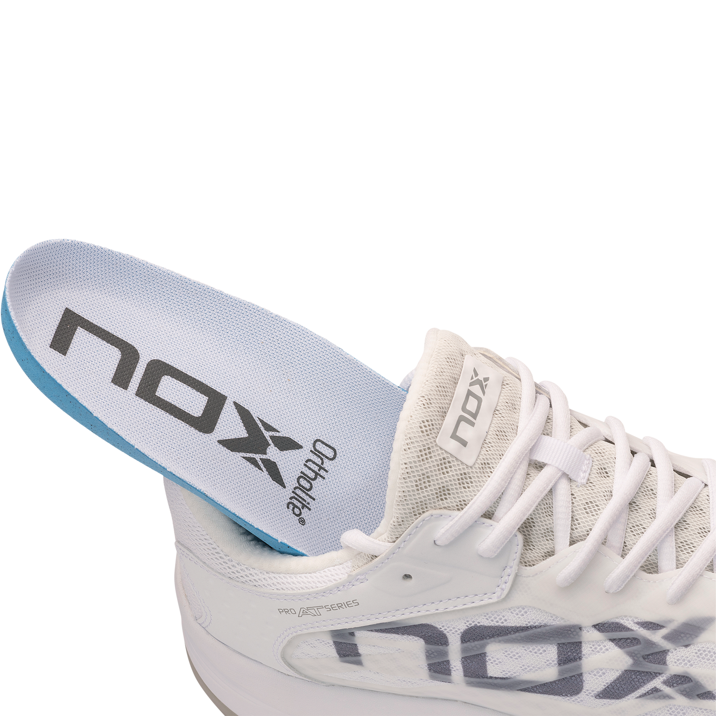 Zapatillas de Pádel NOX AT10 LUX Blanco/Gris