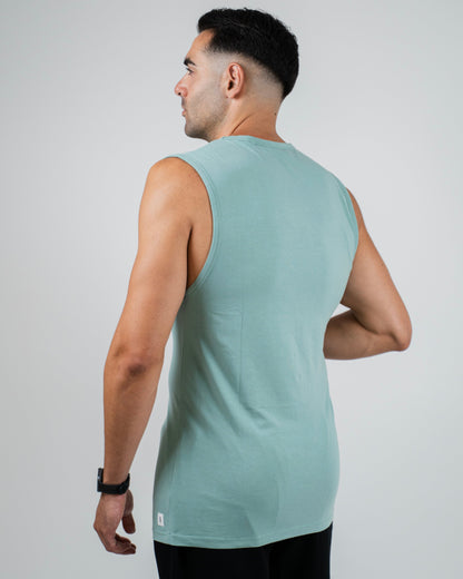 Sleeveless Tee Crisp Green