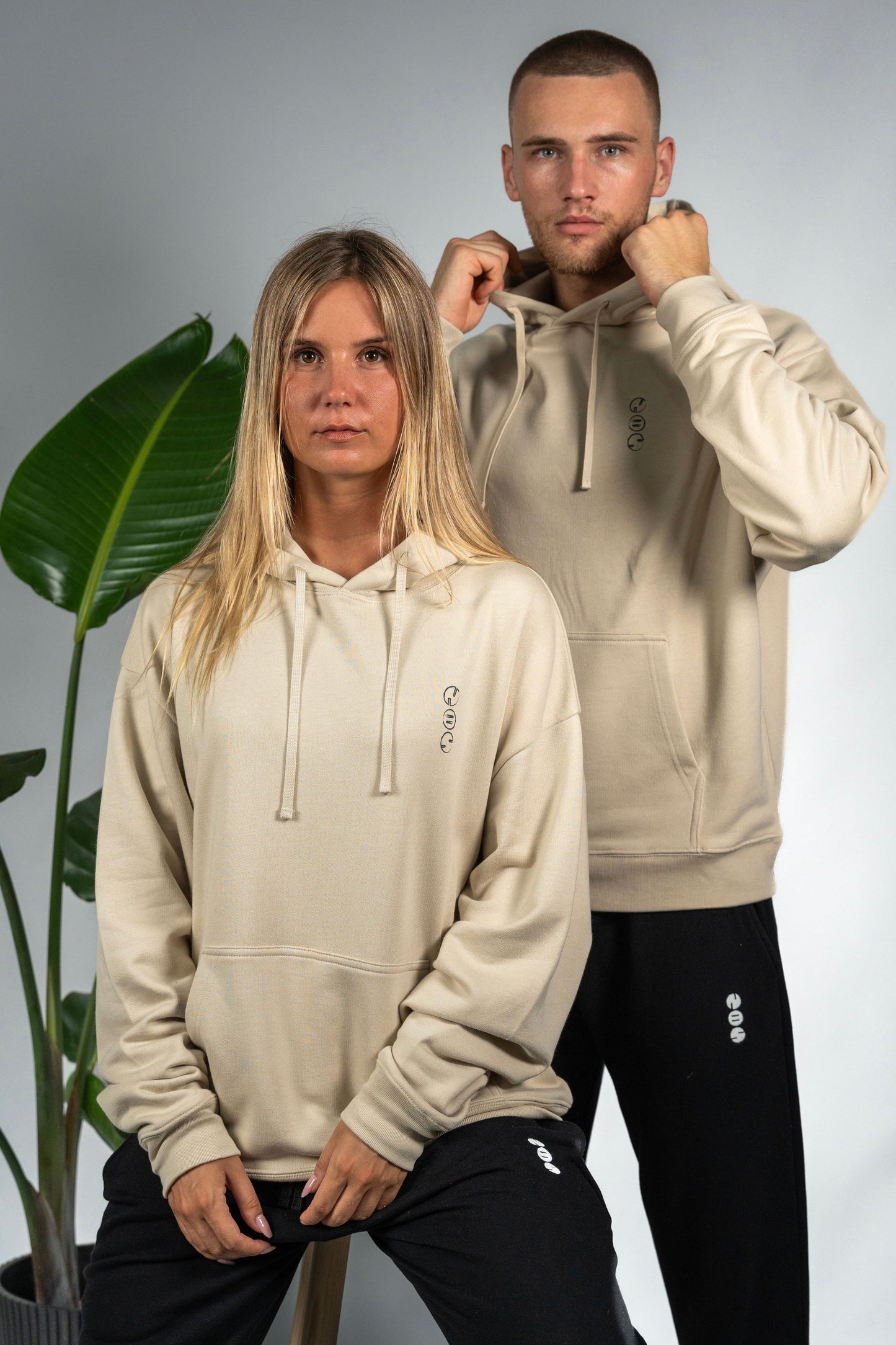 Sudadera con capucha NBS Beige