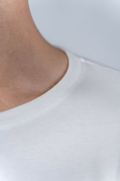 Camiseta Off-Court Blanca - Algodón Orgánico