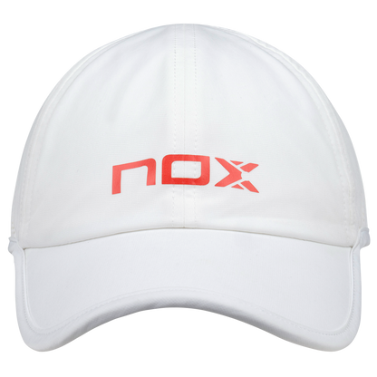 Gorra de Pádel NOX 2025 Blanca/Roja