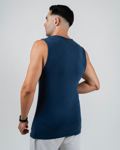 Sleeveless Tee Cool Blue