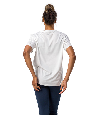 Camiseta Mujer Vinyasa Blanca Manduka