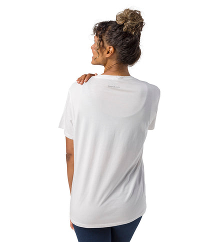 Camiseta Mujer Vinyasa Blanca Manduka