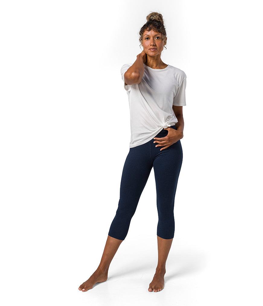 Camiseta Mujer Vinyasa Blanca Manduka