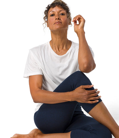 Camiseta Mujer Vinyasa Blanca Manduka