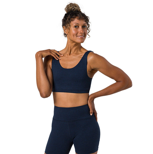 Sujetador Yoga Dhara Manduka Azul Marino/Midnight Heather
