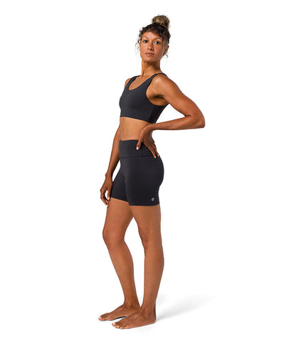 Sujetador Yoga Dhara Manduka Negro/Phantom