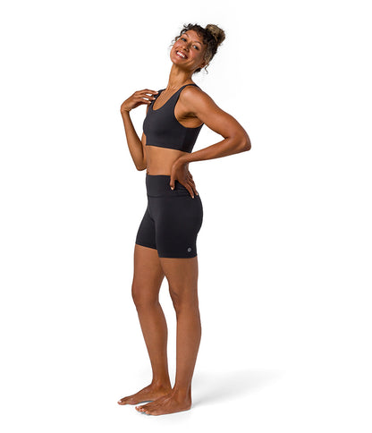 Sujetador Yoga Dhara Manduka Negro/Phantom