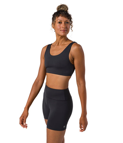Sujetador Yoga Dhara Manduka Negro/Phantom