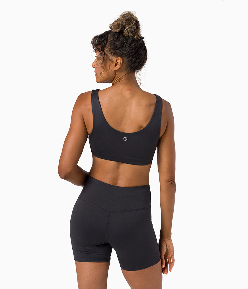 Sujetador Yoga Dhara Manduka Negro/Phantom