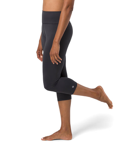Dhara Capri Legging 3/4 Mujer Manduka Negro/Phantom