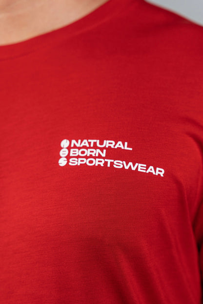 Camiseta NBS 100% Ecológica Rojo