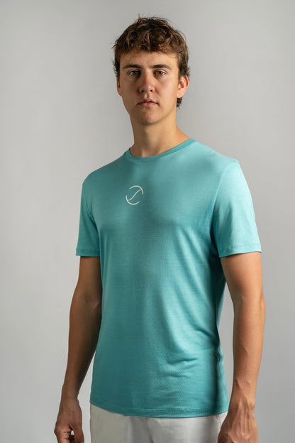 Camiseta NBS 100% Ecológica Verde Azulado