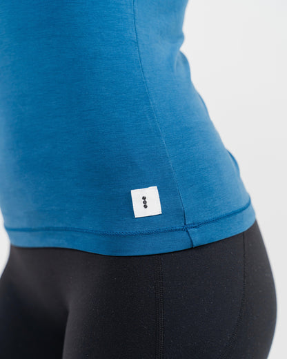 Circular Tank Top Marine Blue