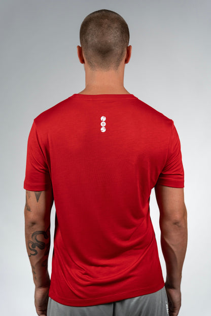Camiseta NBS 100% Ecológica Rojo