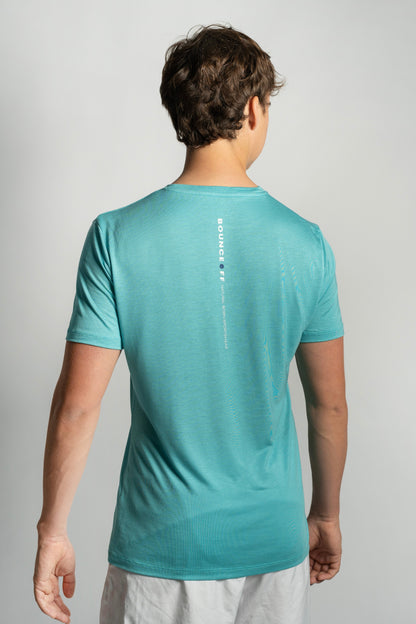 Camiseta NBS 100% Ecológica Verde Azulado