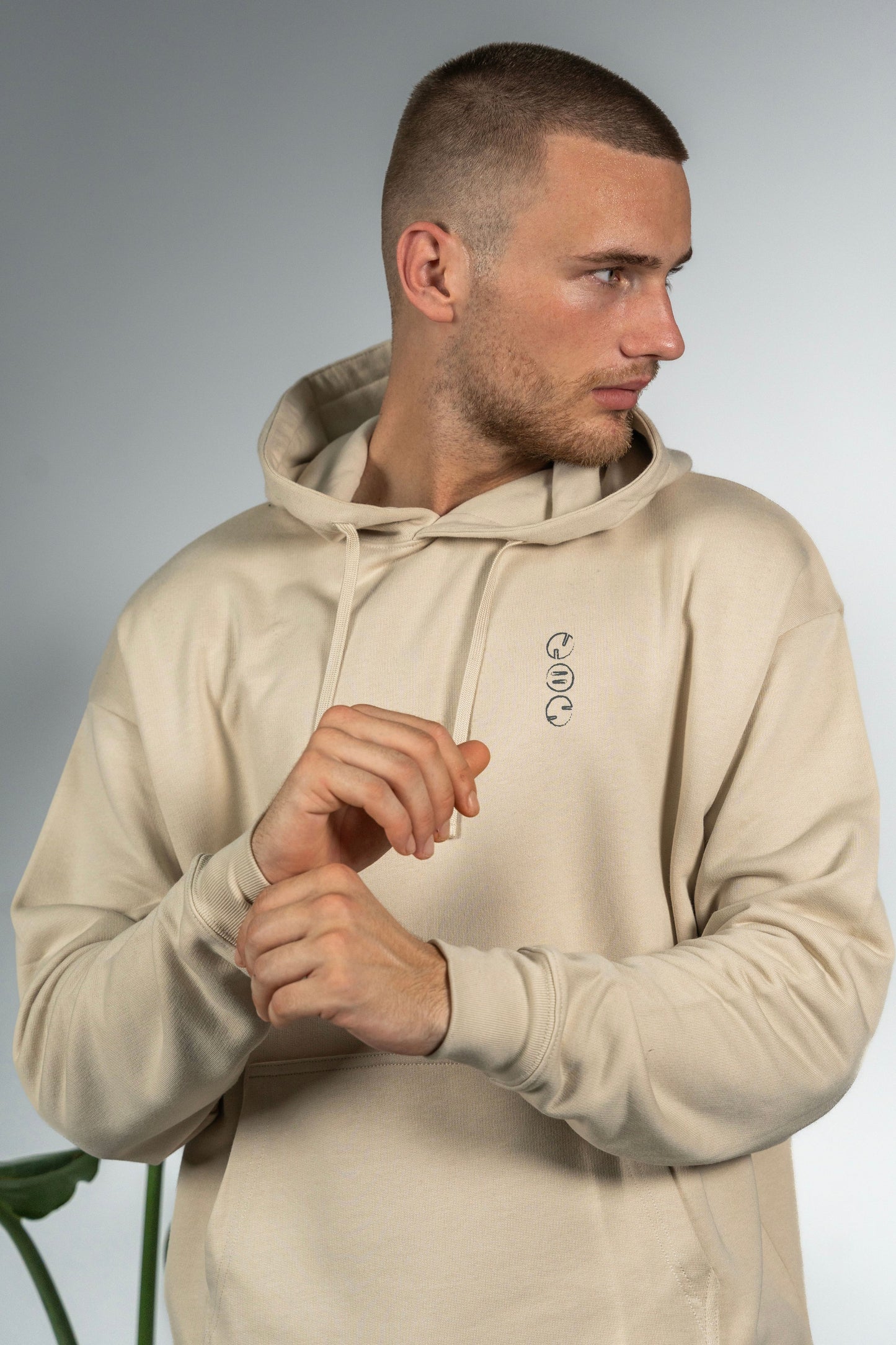 Sudadera con capucha NBS Beige