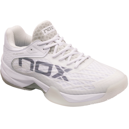 Zapatillas de Pádel NOX AT10 LUX Blanco/Gris