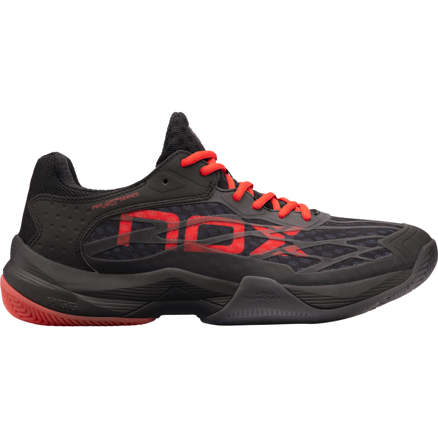 Zapatillas de Pádel NOX AT10 Lux 2025 Negro/Rojo by Agustín Tapia