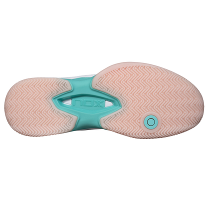 Zapatillas de Pádel NOX AT10 Lux 2024 Blanco/Potpurri by Agustín Tapia