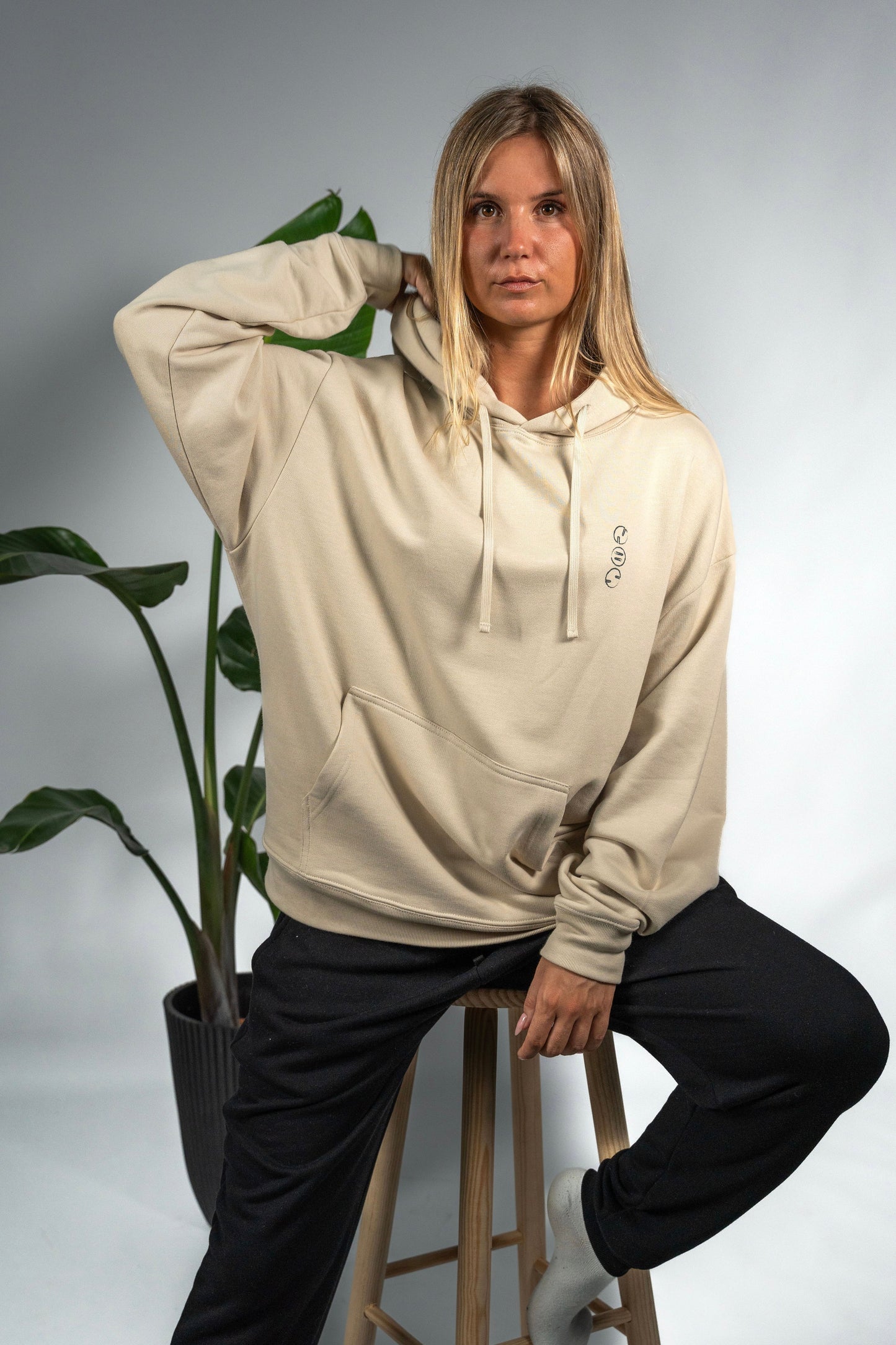 Sudadera con capucha NBS Beige