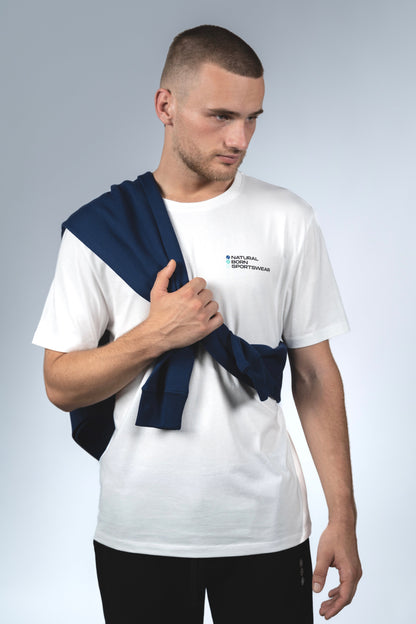 Camiseta Off-Court Blanca - Algodón Orgánico