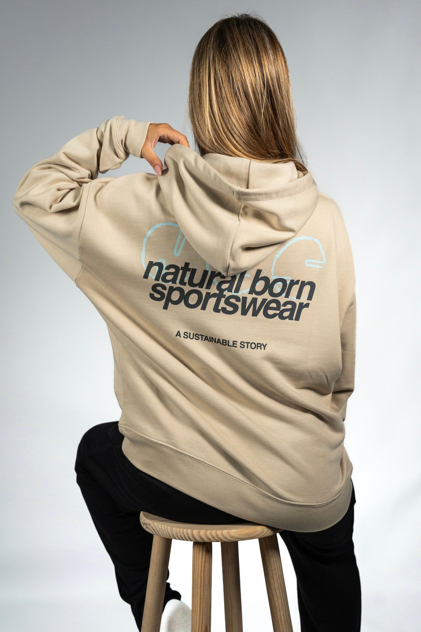 Sudadera con capucha NBS Beige