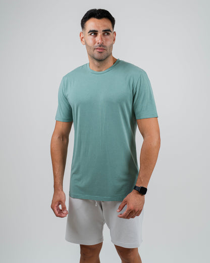 Athleisure Tee Muted Green
