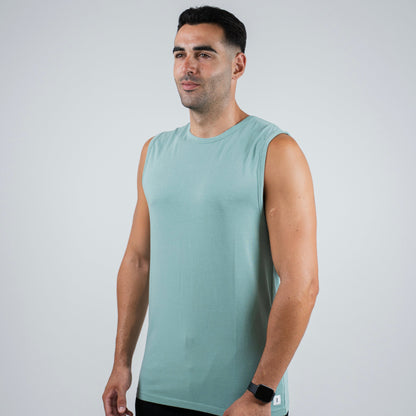 Sleeveless Tee Crisp Green