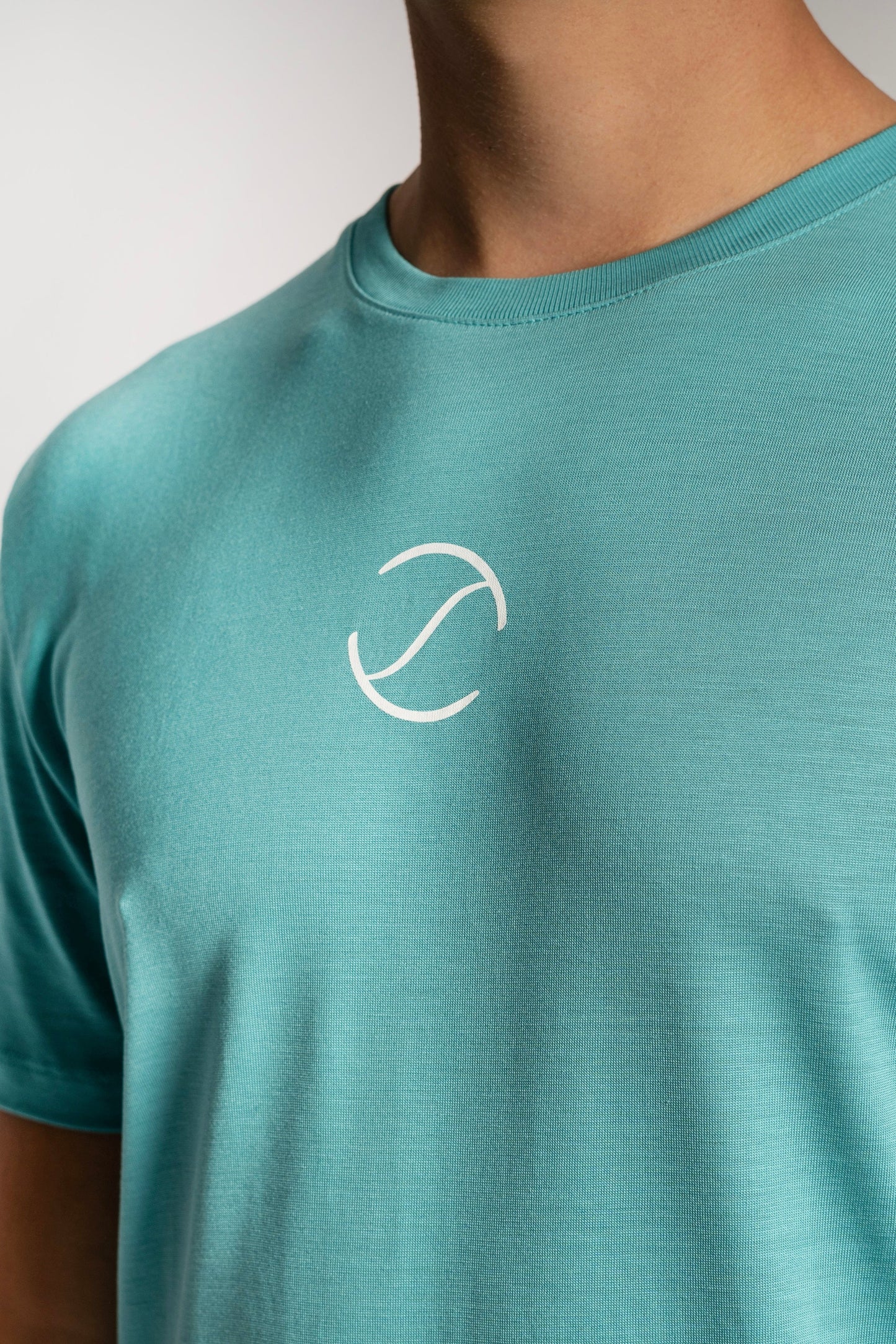 Camiseta NBS 100% Ecológica Verde Azulado