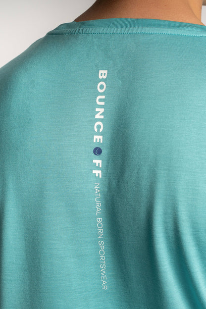 Camiseta NBS 100% Ecológica Verde Azulado