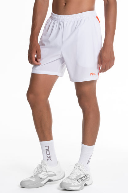 Short Nox Team Hombre Blanco 2025