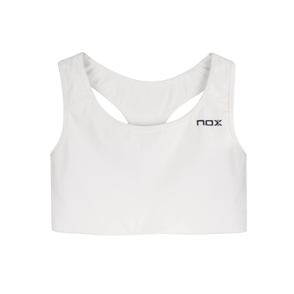 Sujetador Deportivo NOX Pro 2025 Blanco Mujer