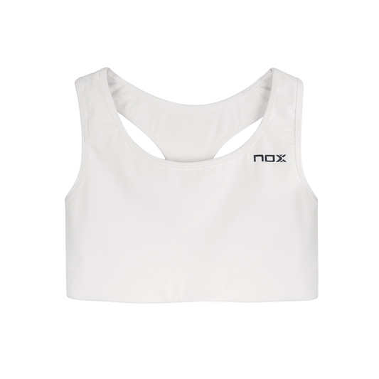 Sujetador Deportivo NOX Pro 2025 Blanco Mujer