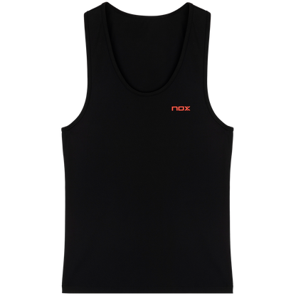 Camiseta de Tirantes Nox Team Fit 2025 Mujer Negro