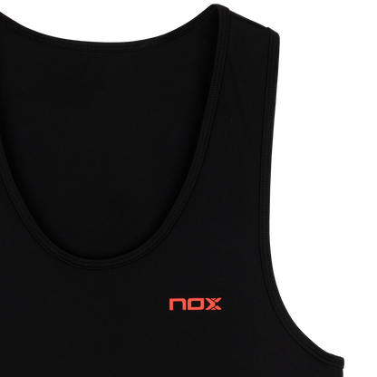 Camiseta de Tirantes Nox Team Fit 2025 Mujer Negro