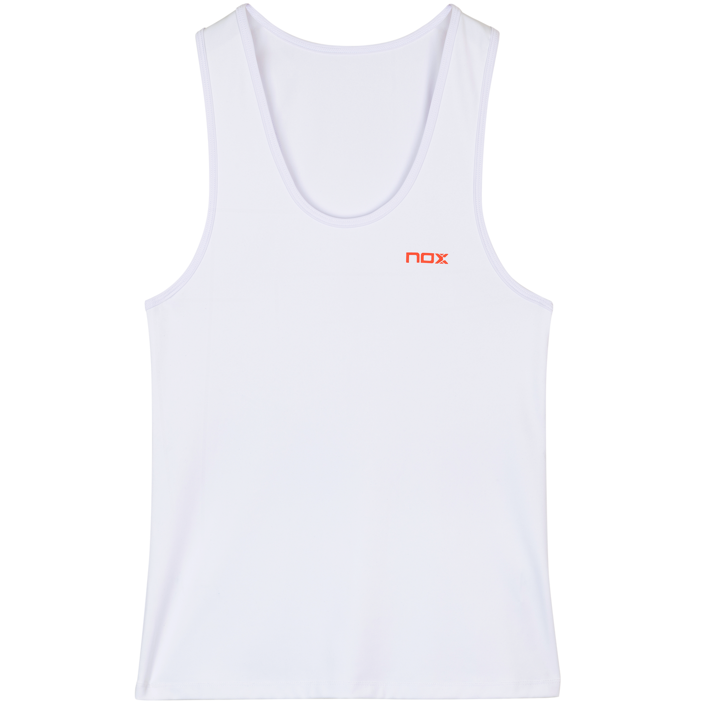 Camiseta de Tirantes NOX Team 2025 Blanco Mujer
