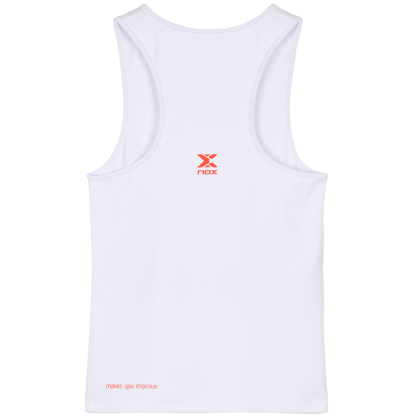 Camiseta de Tirantes NOX Team 2025 Blanco Mujer