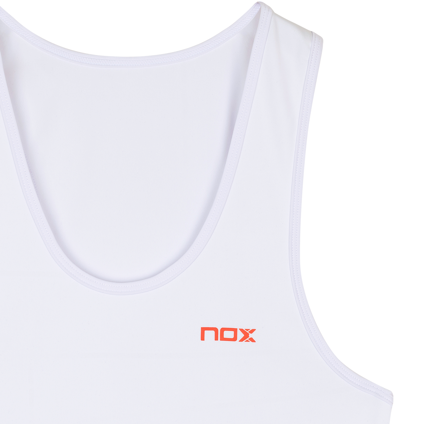 Camiseta de Tirantes NOX Team 2025 Blanco Mujer