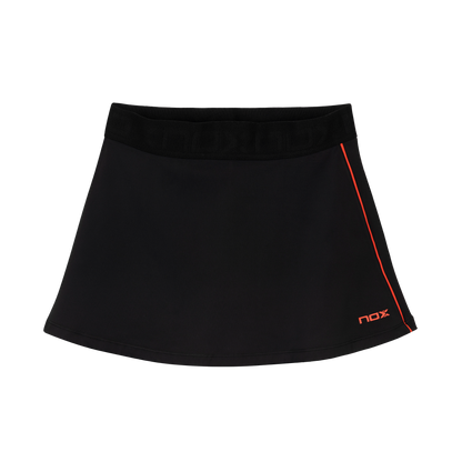 Falda de Pádel NOX Team 2025 Negro Mujer