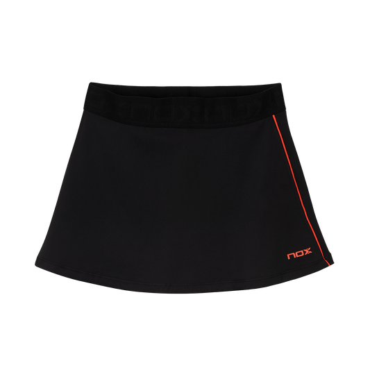 Falda de Pádel NOX Team 2025 Negro Mujer