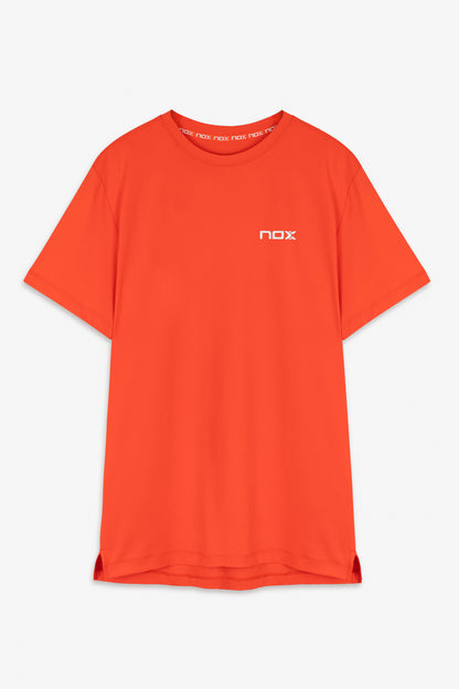Camiseta Nox Team Regular Hombre Rojo/Naranja