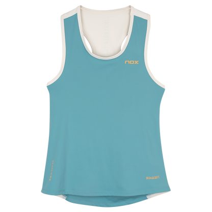 Camiseta Tirantes Nox Pro 2025 Mujer Turquesa