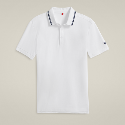 Polo Wilson Piqué Hombre Blanco