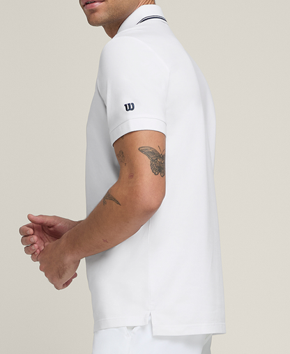 Polo Wilson Piqué Hombre Blanco