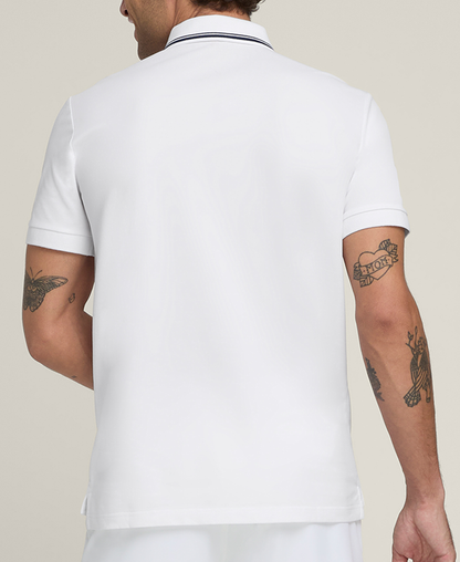 Polo Wilson Piqué Hombre Blanco
