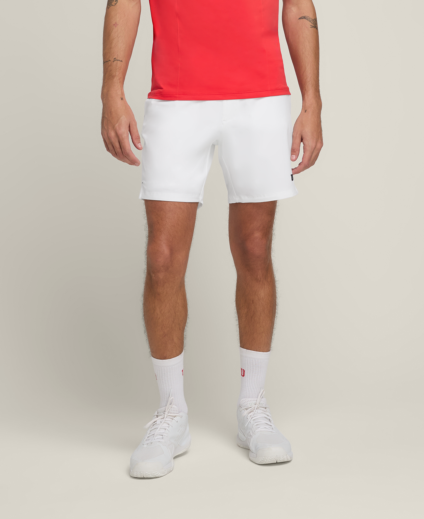 Short Wilson Team Short 7 2025 Hombre Blanco