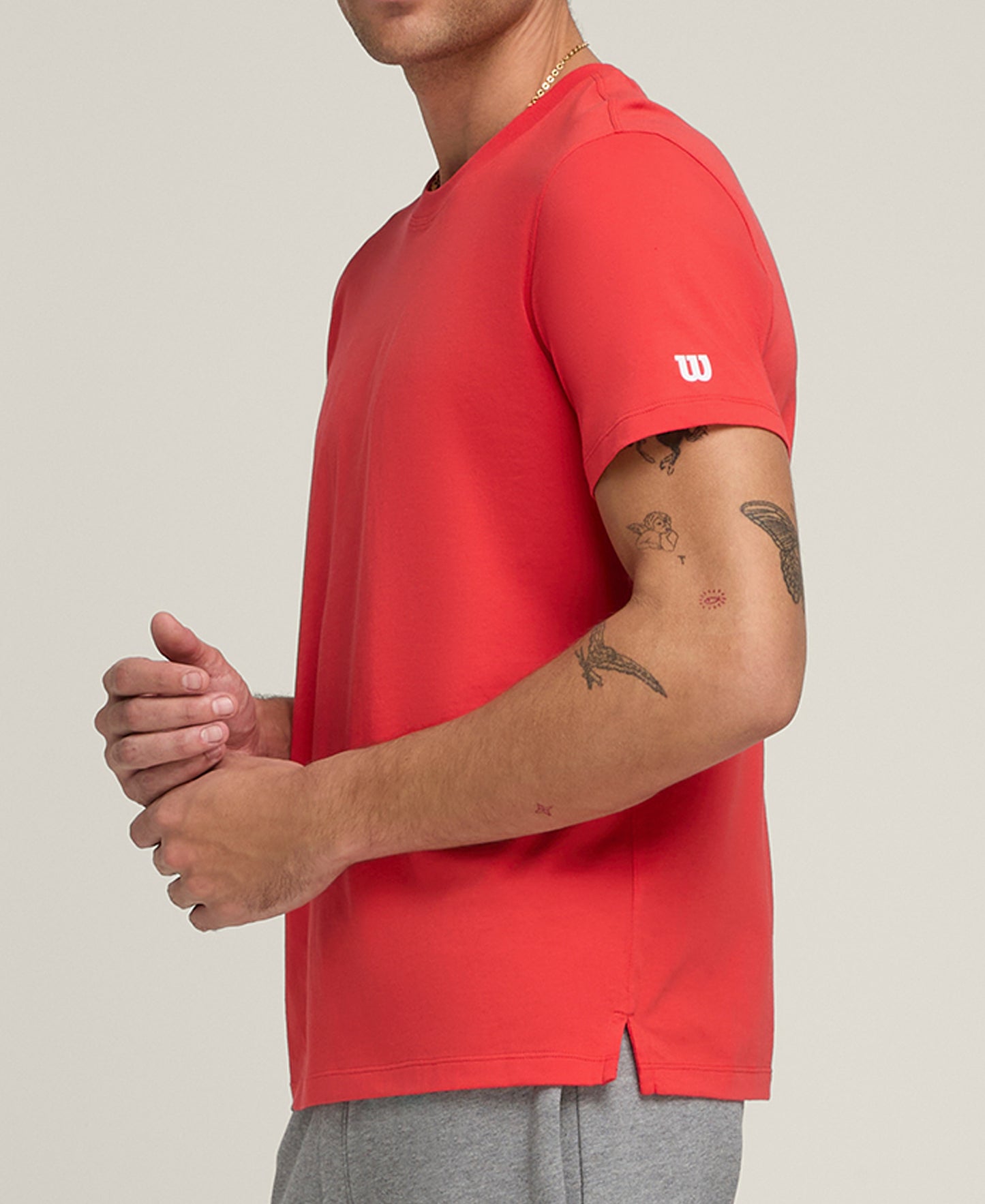 Camiseta Wilson Team Easy 2025 Hombre Rojo