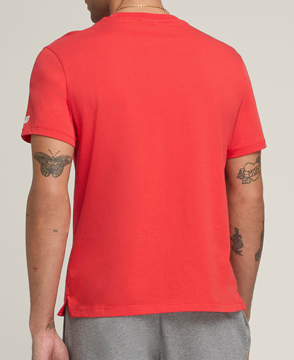 Camiseta Wilson Team Easy 2025 Hombre Rojo